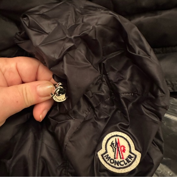 Moncler Lans Black Down Jacket - Picture 13 of 14